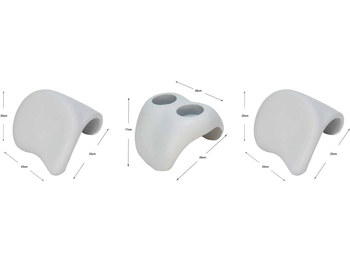 Habitat Et Jardin - Lot De 2 Appuie-têtes Et 1 Porte-gobelet Pour Spa -habitat Et Jardin - Image 4
