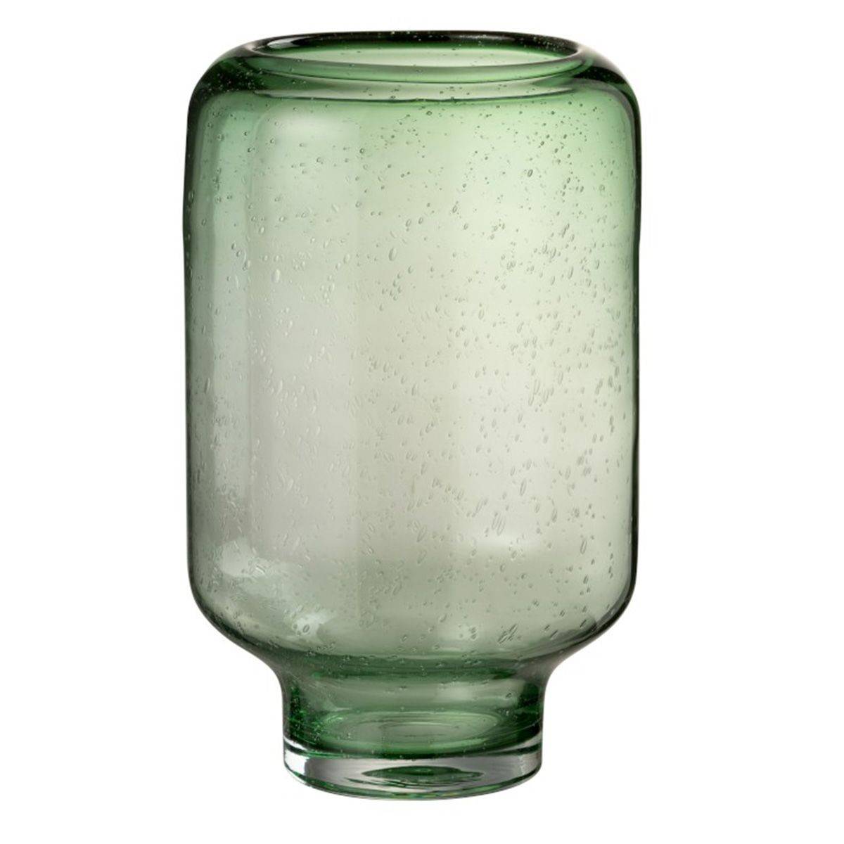 Vase Déco Sur Pied "Nora" 37cm Vert - Image 1