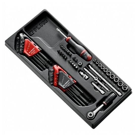Facom - Module XL clés à cliquet + douilles 1/4''+ 2 JP FACOM MOD.R161-46PB Facom
