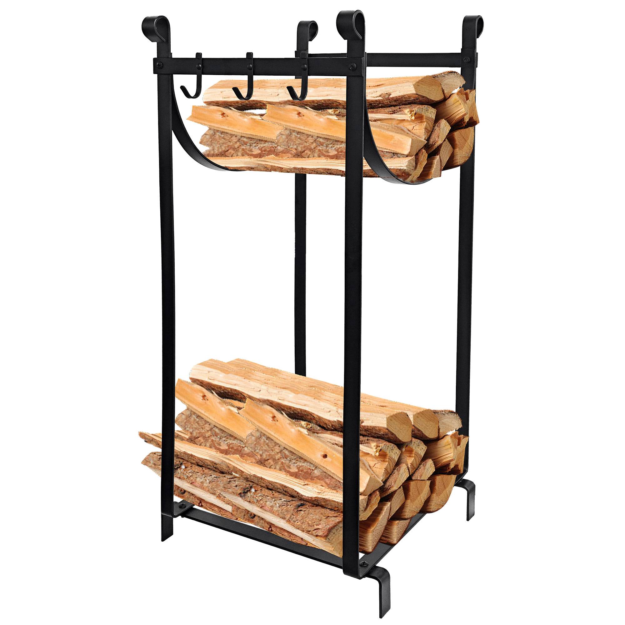 Range bûches d'intérieur 2 niveaux WERKA PRO h 76cm - Image 2