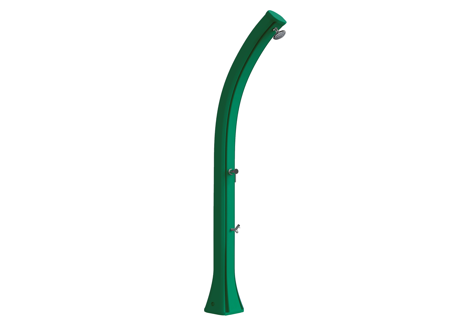 Douche solaire polyéthylène   HAPPY XL H420 VERTE by ARKEMA DESIGN