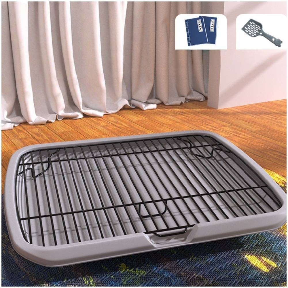 Toilettes fonctionnelles pour chiens gris 49x39x10cm pratique - Lytech - Imagen 5