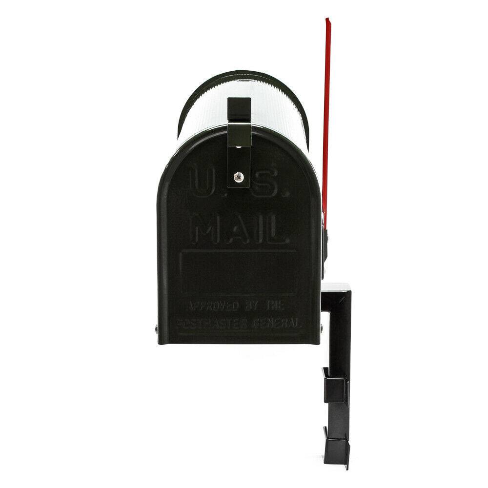 Helloshop26 - Us mailbox boite aux lettres design américain noir montage au mur poste - Imagen 2