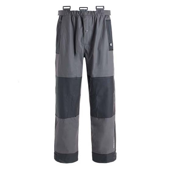 taille m - piranha - pantalon de pluie de travail - 9223 gris , noir - Image 5