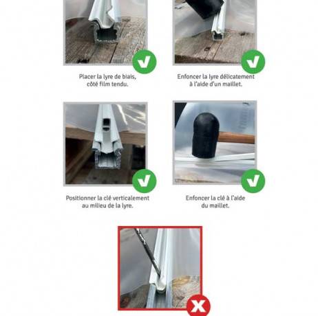 Plastidis - Barre de clips - kit complet 5 m - Imagen 3