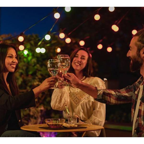 Guirlande guinguette connectéee IP44 20m 40 LEDS RGB TWINKLY FESTOON - Imagen 5