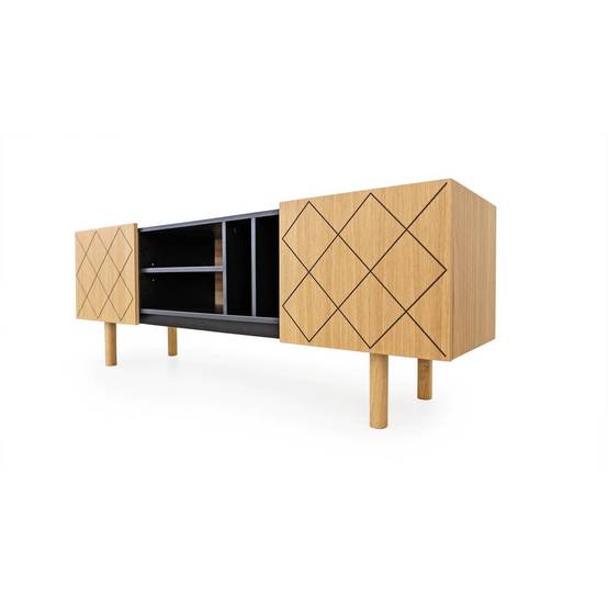 Meuble TV "Porto Ramalde" 175cm Naturel - Image 4