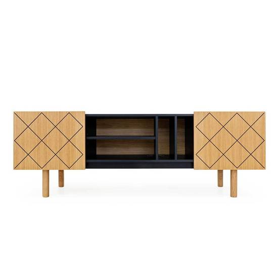 Meuble TV "Porto Ramalde" 175cm Naturel - Image 2