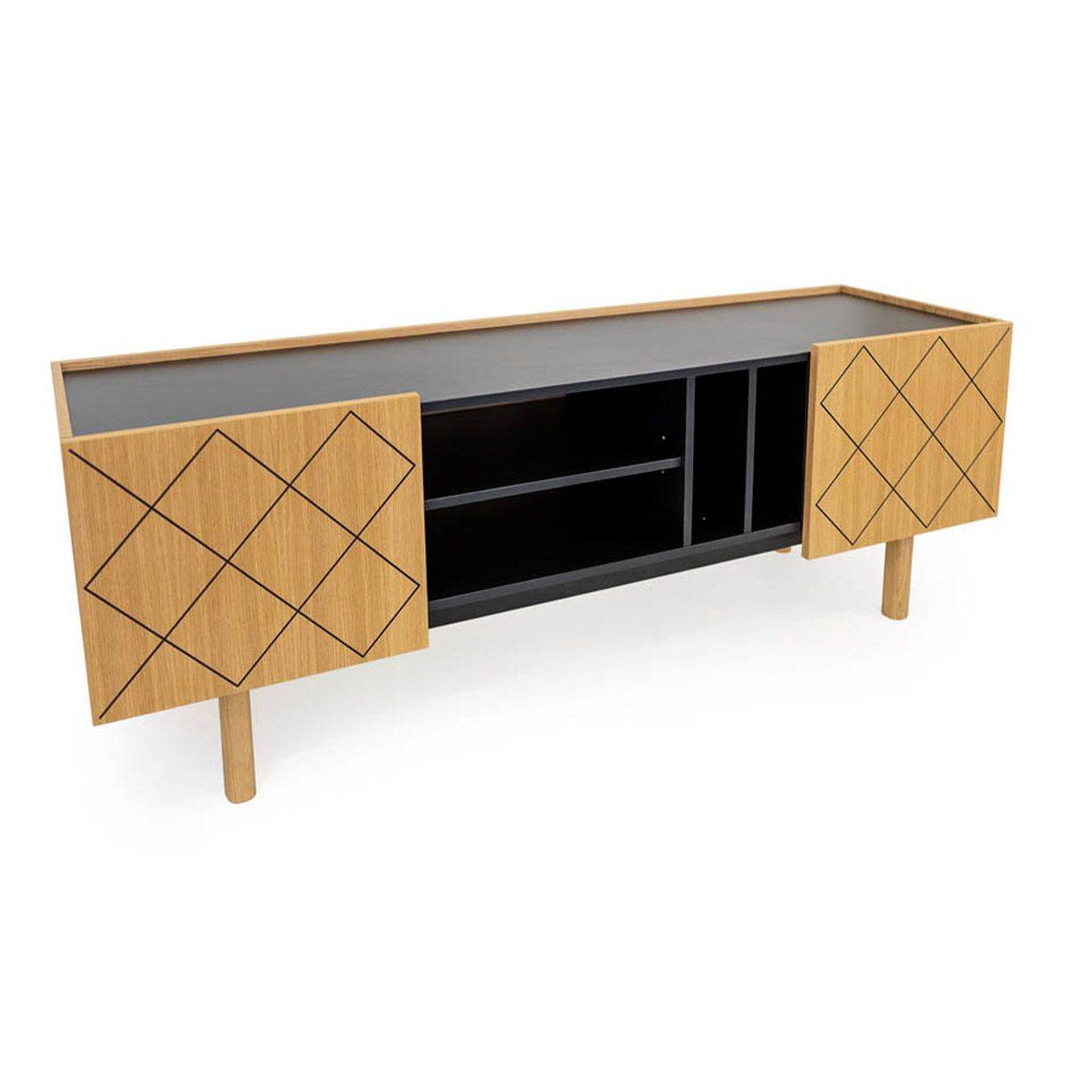Meuble TV "Porto Ramalde" 175cm Naturel - Image 1