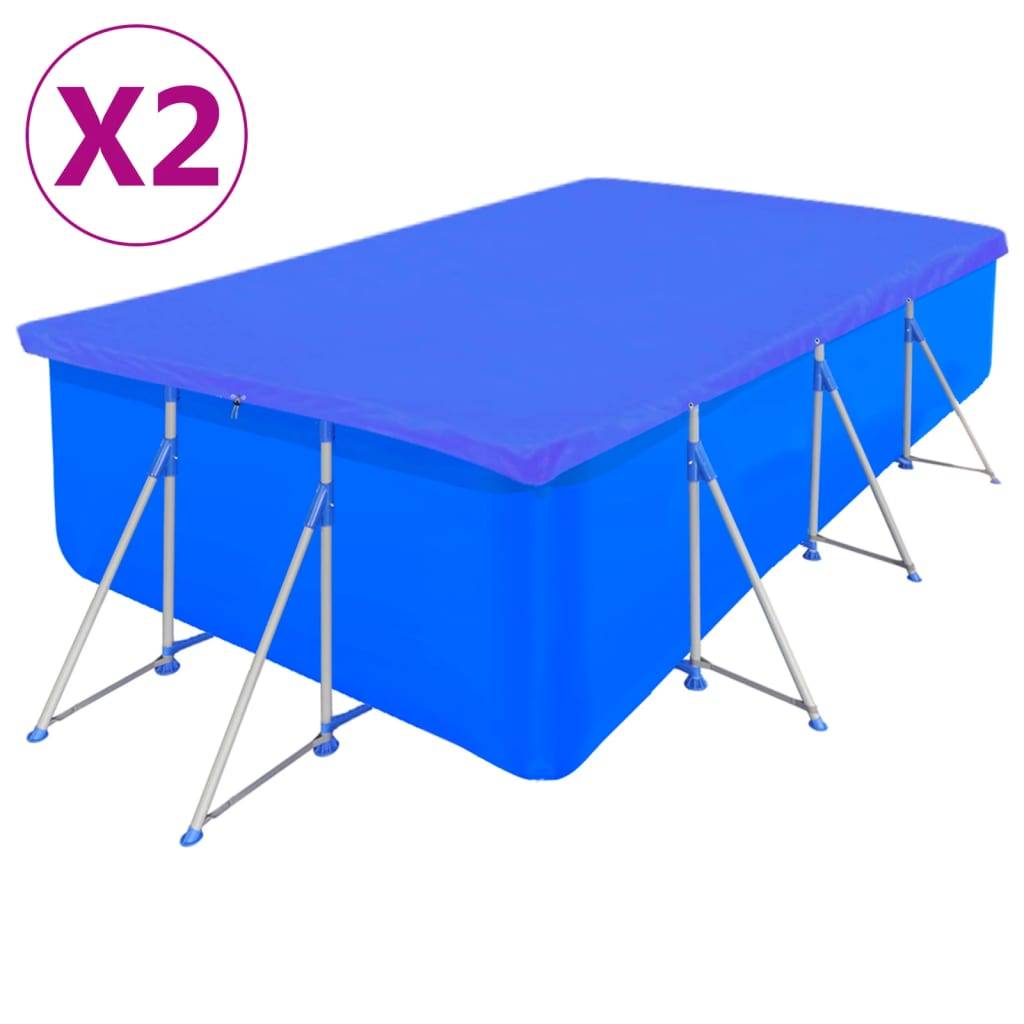 Lot de 2 Piscine autoportante  Cahir Bleu 540 X 270 X 10 cm  - P87209B - Image 1