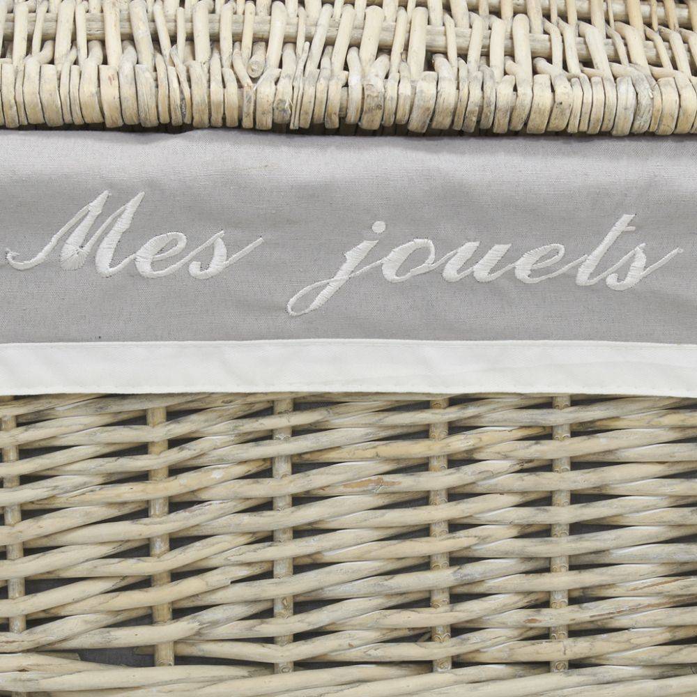 Aubry Gaspard - Malles et corbeilles en osier (Lot de 5) - Image 4