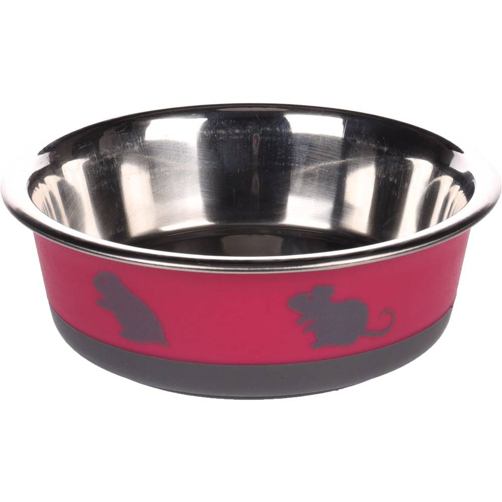Gamelle Nelly taille ø14 cm, 400 ml, couleur fuchsia pour rongeur - Imagen 1