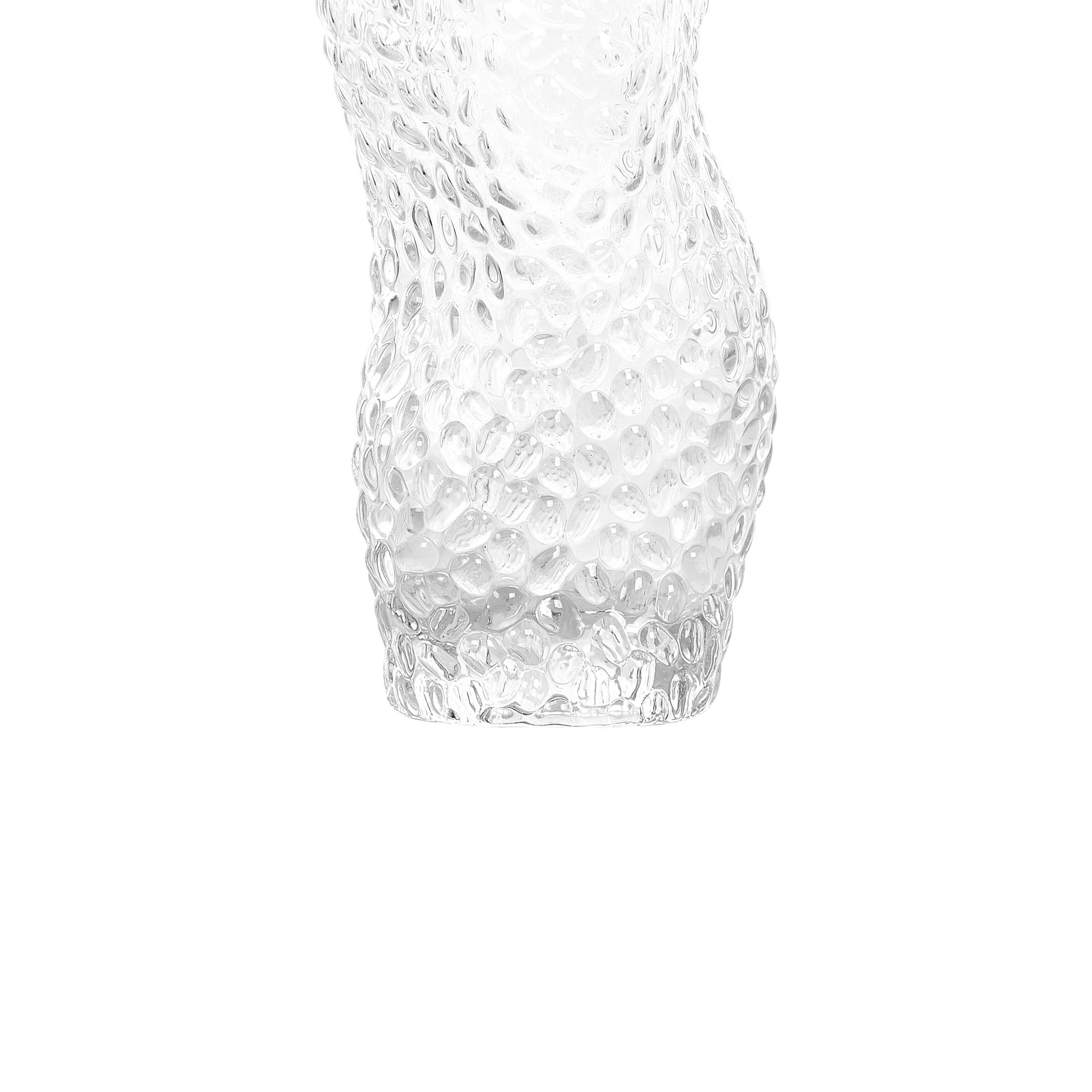 Beliani - Vase à fleurs Verre Transparent ELATOS - 10x10x23- Beliani - Image 6