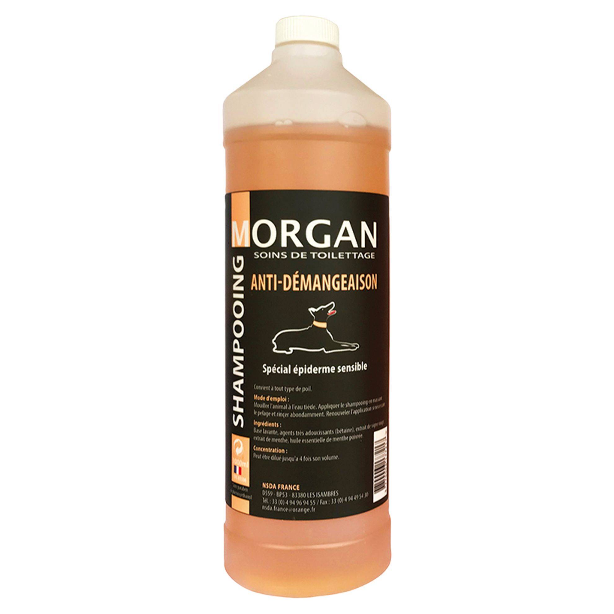 Shampoing anti-démangeaison Morgan : 1L MORGAN