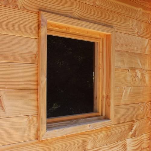 Studio de jardin TALIPIA 9m² - Bois Douglas épaisseur 55mm - Porte & fenêtre bois - Toiture Bacacier avec voliges ss toiture - MON CHALET DE JARDIN - Image 3