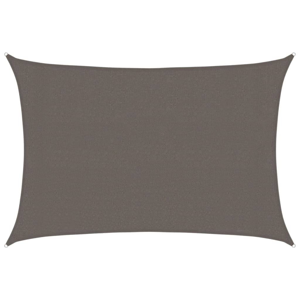 Maison Chic - Voile d'ombrage - Voile solaire 160 g/m² Anthracite 3x5 m PEHD - Meuble Pro - Imagen 1