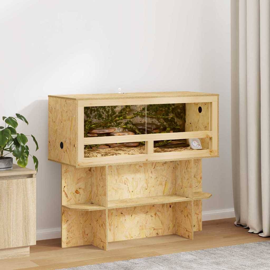Vidaxl - Terrarium Marron 100 x 40 x 90 cm OSB vidaXL 3397894 - Image 1