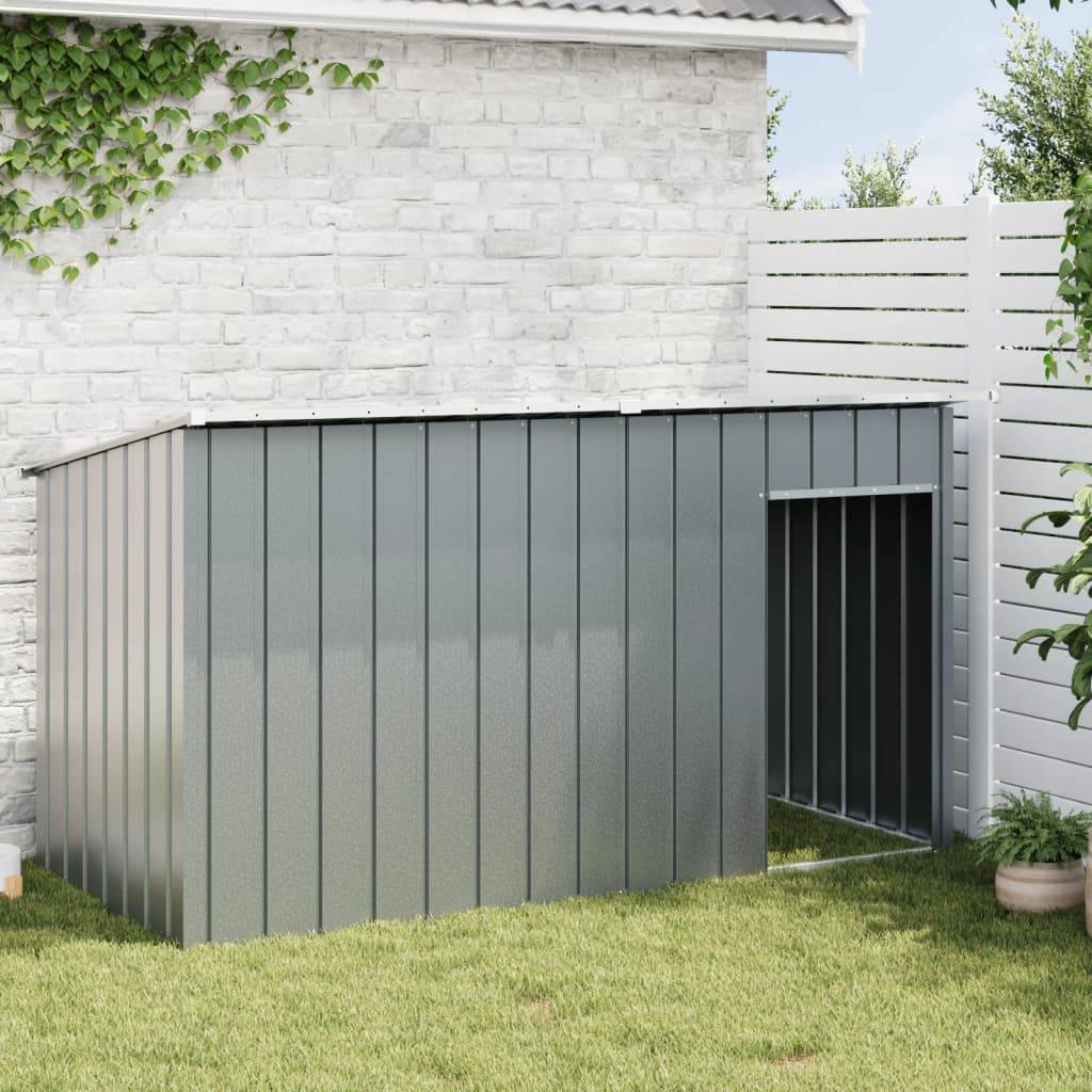 Abri pour chien de jardin en acier galvanisé avec toit Anthracite – ComfortXL Pet Living - Image 3
