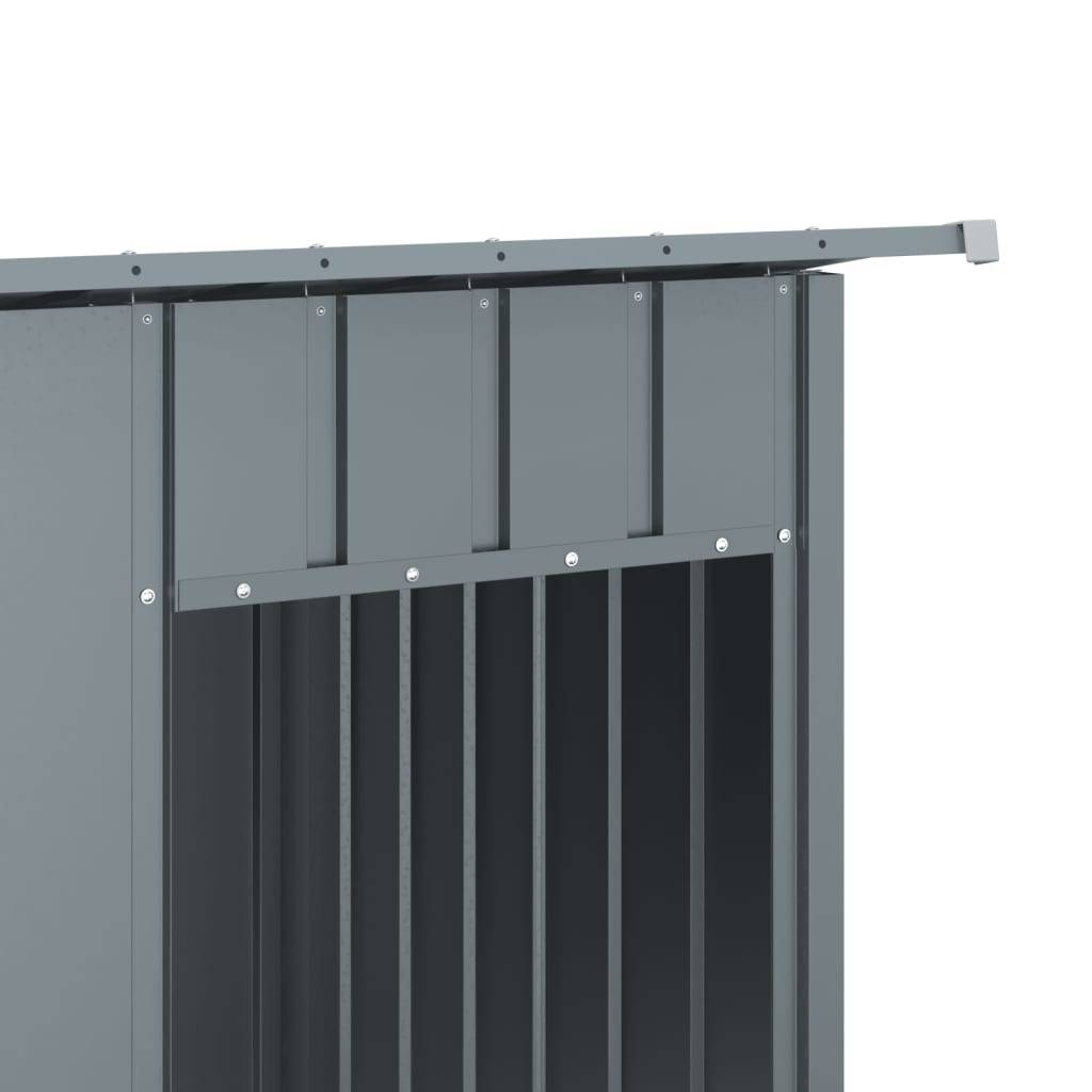 Abri pour chien de jardin en acier galvanisé avec toit Anthracite – ComfortXL Pet Living - Image 7