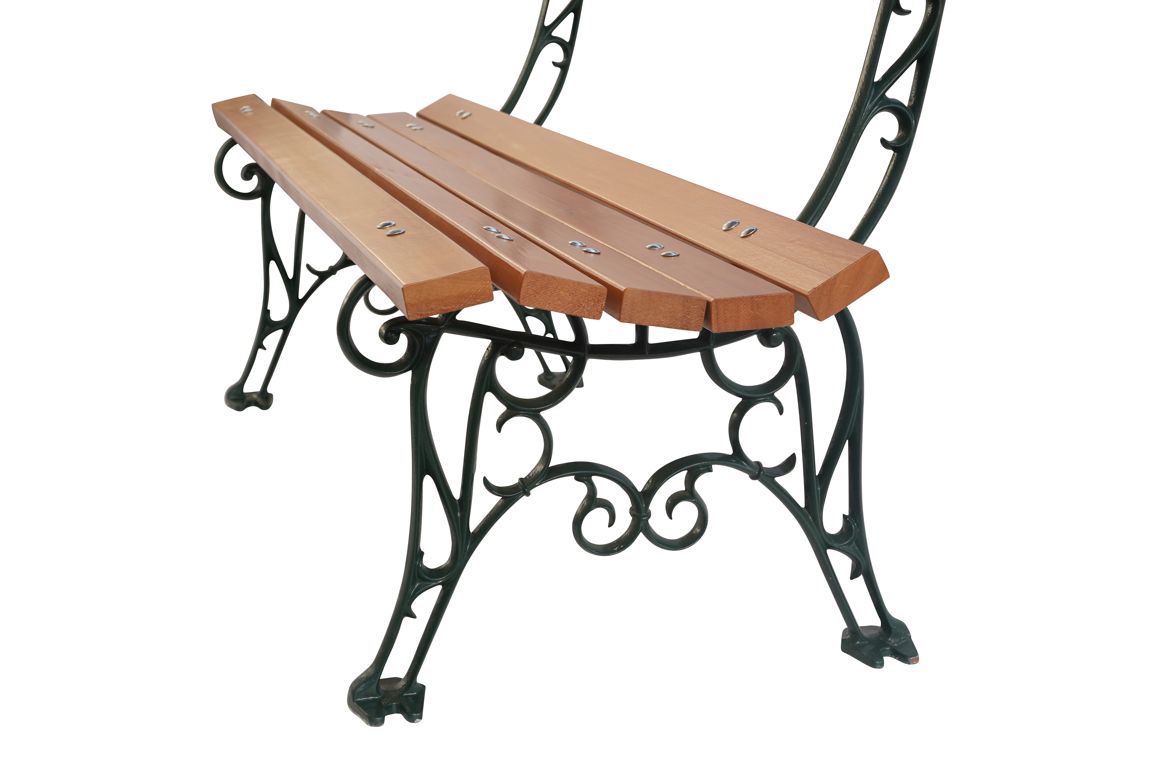 Banc de jardin Lorraine vert 6009 Dommartin H. 84cm X L. 150cm - Imagen 3