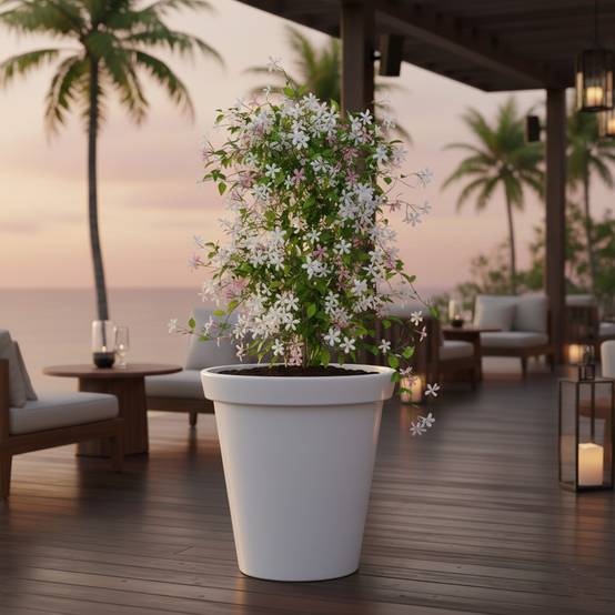 Pot de fleurs 200l delight - plast'up rotomoulage - Image 2