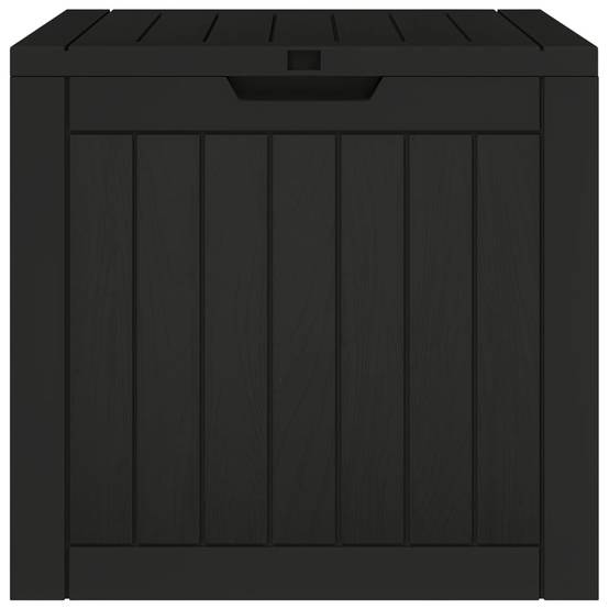 Boîte de rangement extérieure - Boîte de stockage de jardin noir 55,5x43x53 cm polypropylène ny564 - Image 5