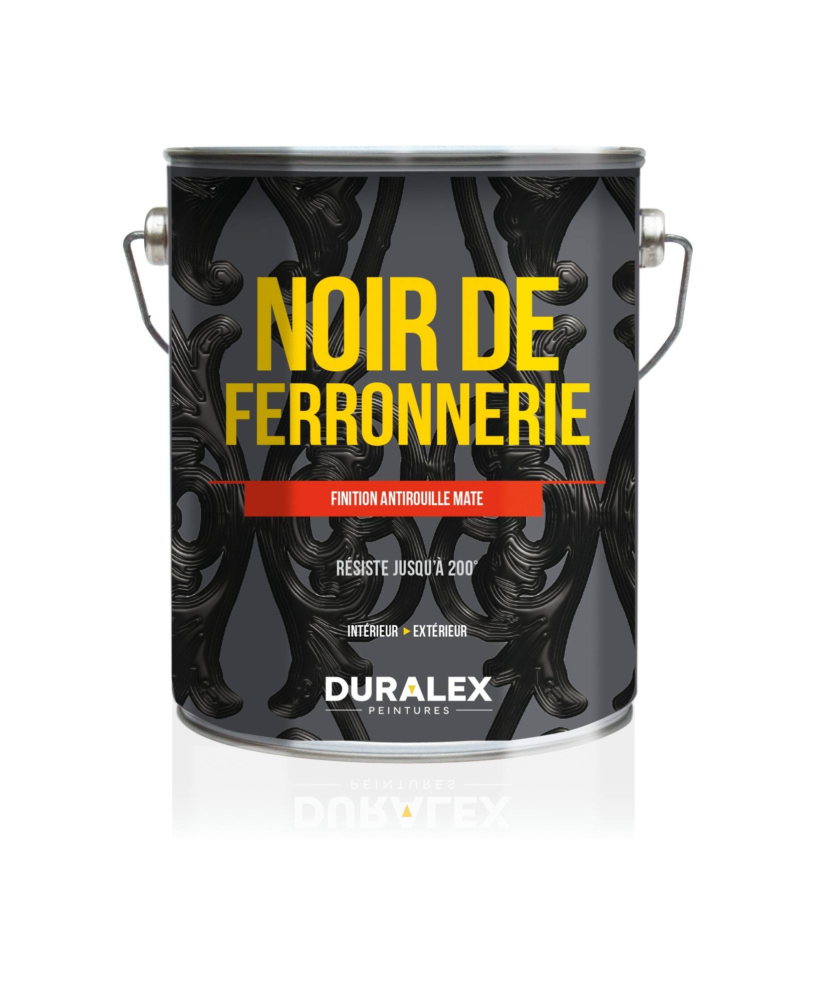 Duralex - Finition antirouille mate Noir de Ferronnerie 1L - DURALEX - 108100603