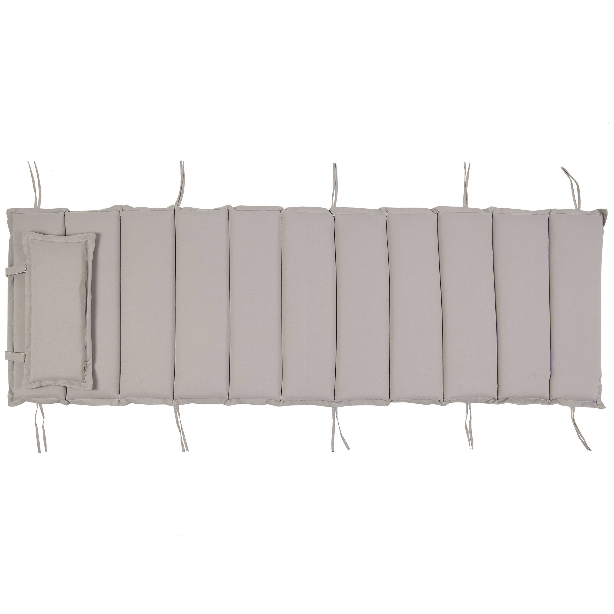 Beliani - Coussin d'assise d'extérieur Polyester Taupe BRESCIA - Beliani - Imagen 4