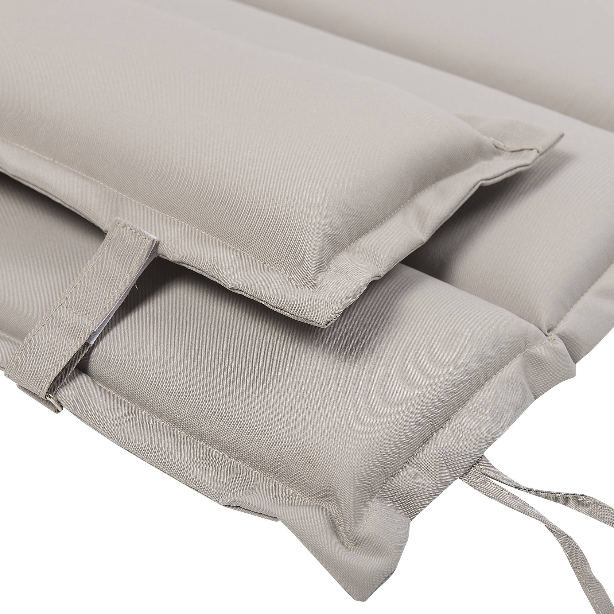 Beliani - Coussin d'assise d'extérieur Polyester Taupe BRESCIA - Beliani - Imagen 5