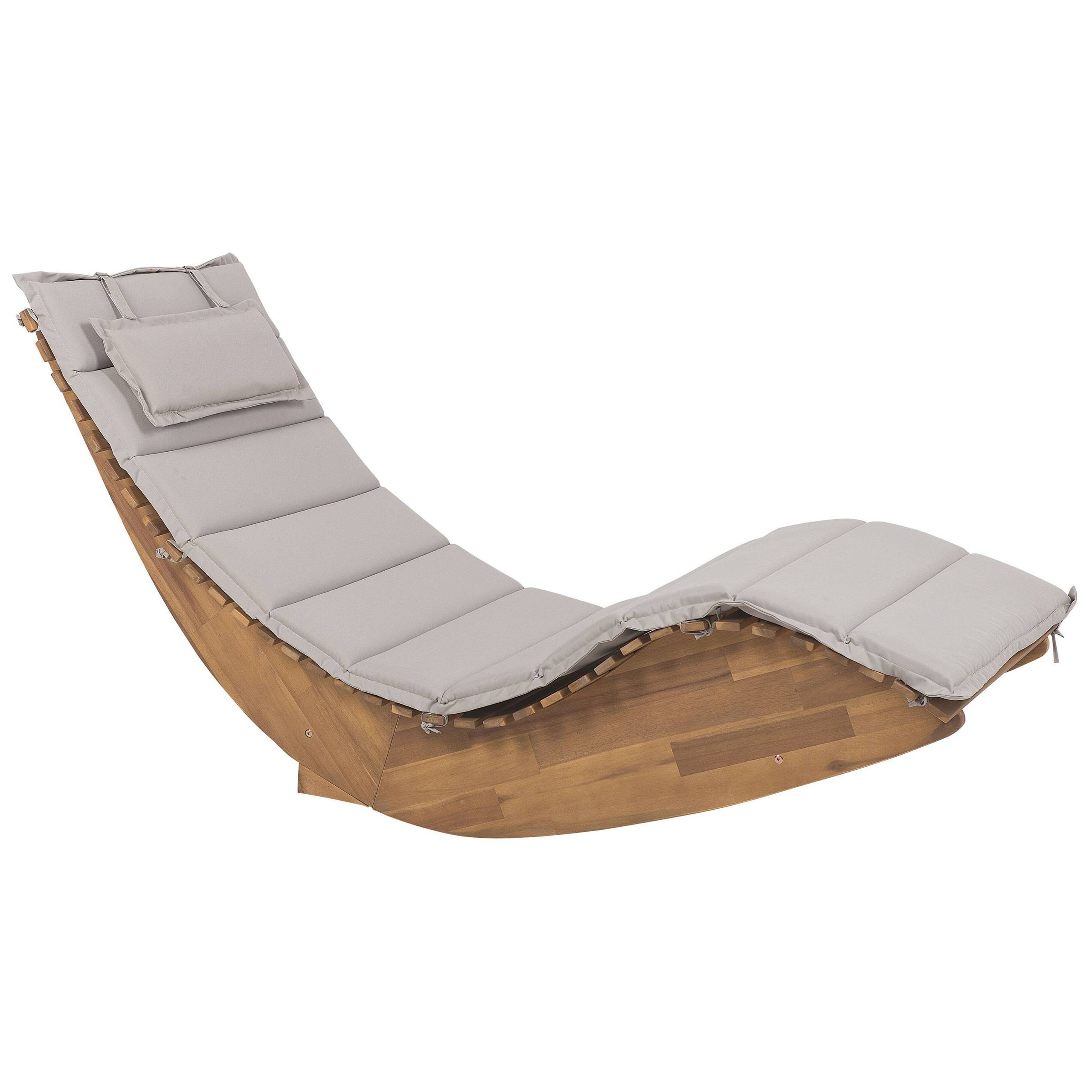 Beliani - Coussin d'assise d'extérieur Polyester Taupe BRESCIA - Beliani - Imagen 3