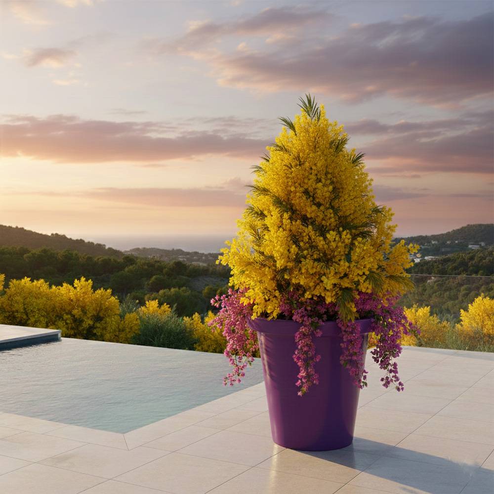 Pot de fleurs 760l delight - plast'up rotomoulage - Image 3