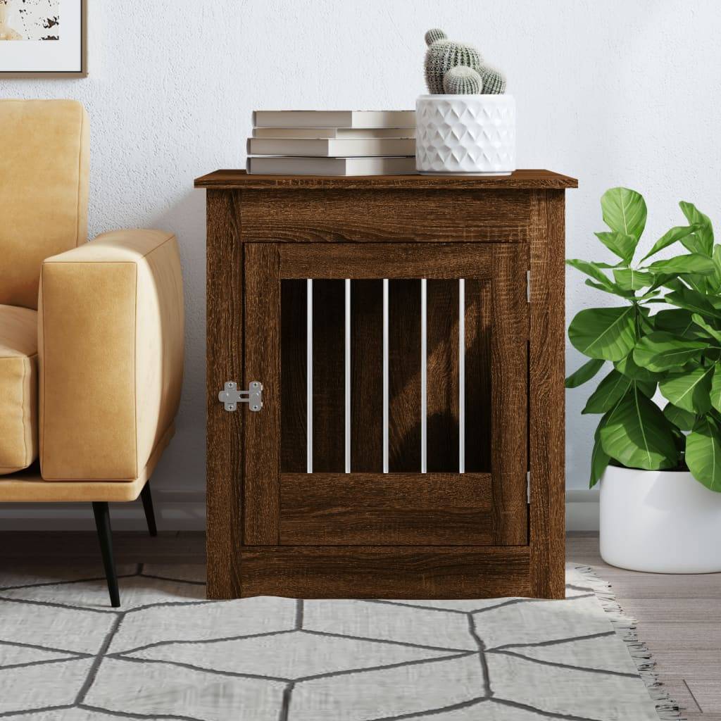 Niche plastique bois et acier marron  64,5x80x71 cm  - Prolenta premium p365.8 - Image 3