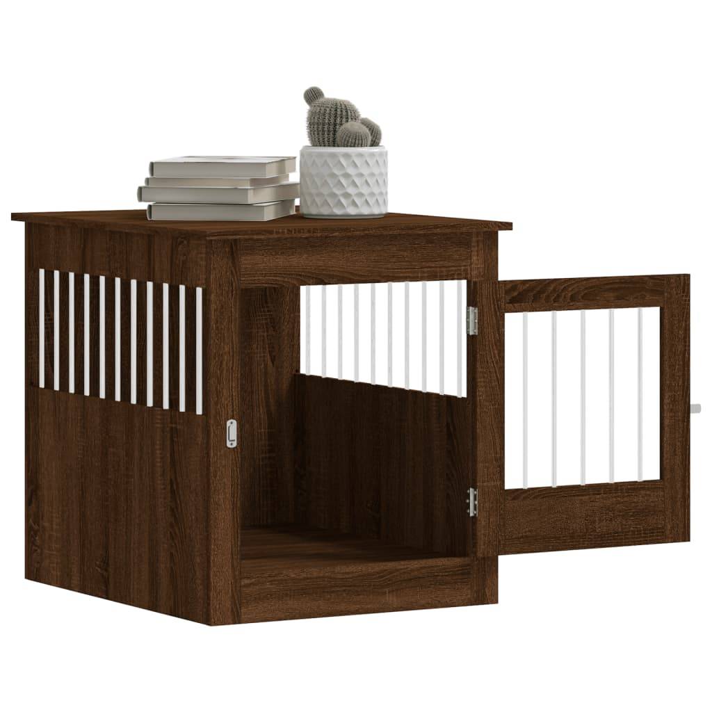 Niche plastique bois et acier marron  64,5x80x71 cm  - Prolenta premium p365.8 - Image 5