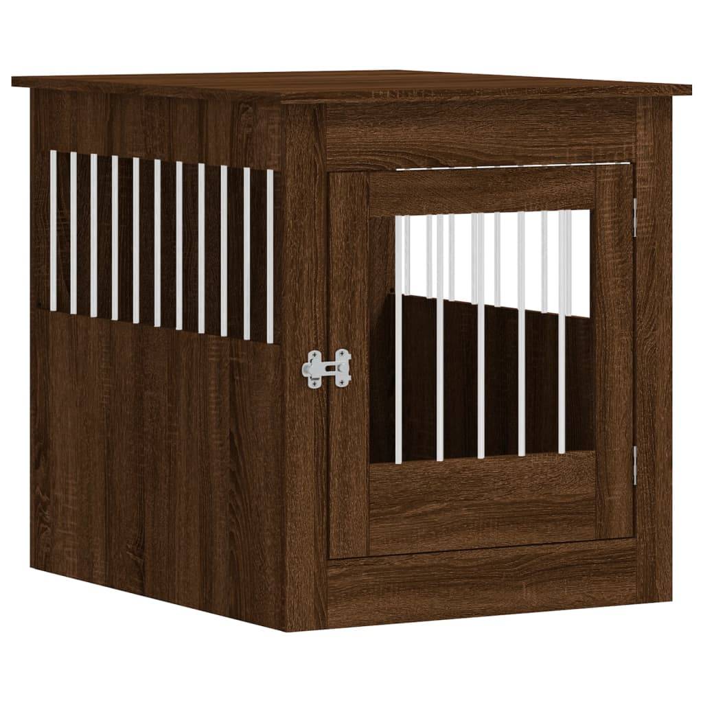 Niche plastique bois et acier marron 64,5x80x71 cm - Prolenta premium p365.8 - Image 1