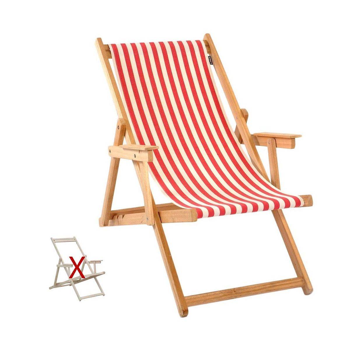 Lona - Kit tissu en coton pour chilienne Lona Rouge et naturel