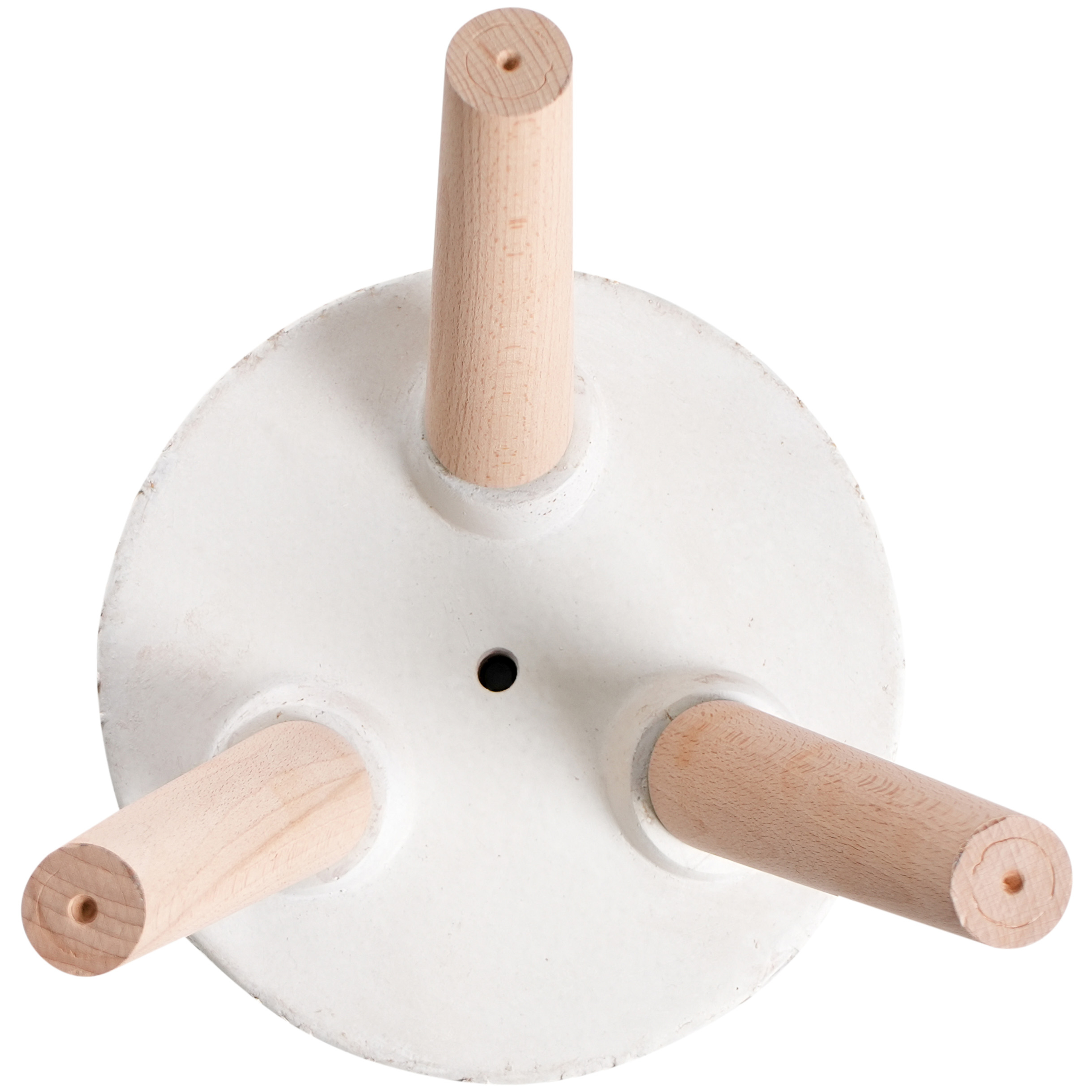 Cache-pot d'extérieur Oxyde de magnésium Blanc cassé PREWEZA - Beliani - Image 4