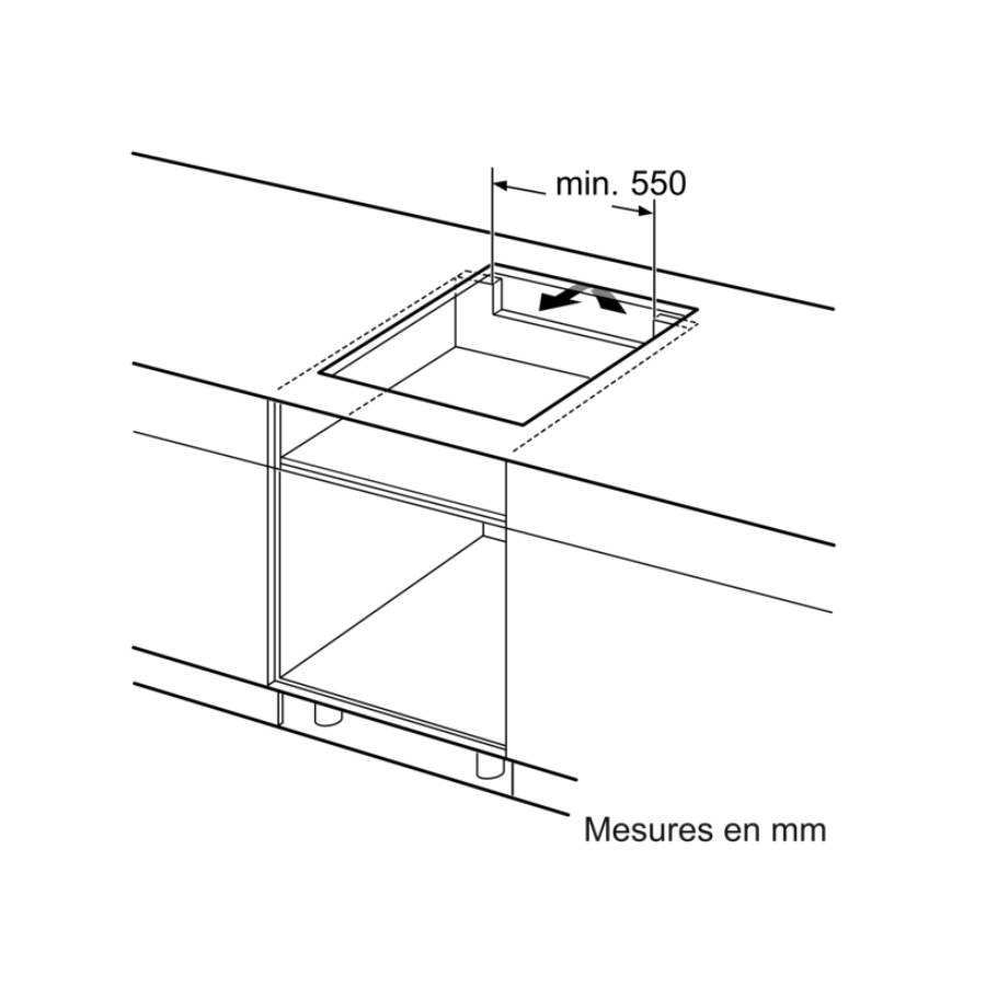 Bosch - Table de cuisson induction 60cm 4 feux noir PVS611BB6E Bosch - Image 5