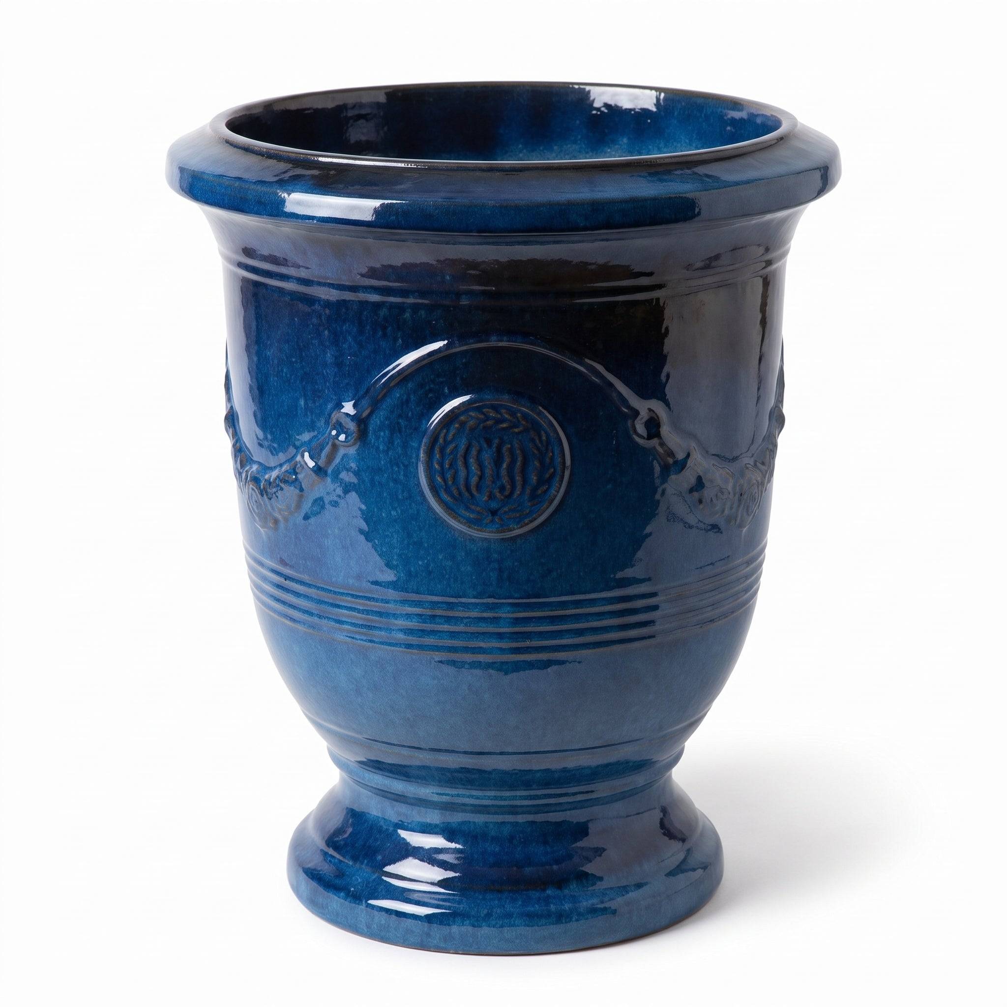 Provencelia - Pot RICHELIEU 46x56cm bleu azur