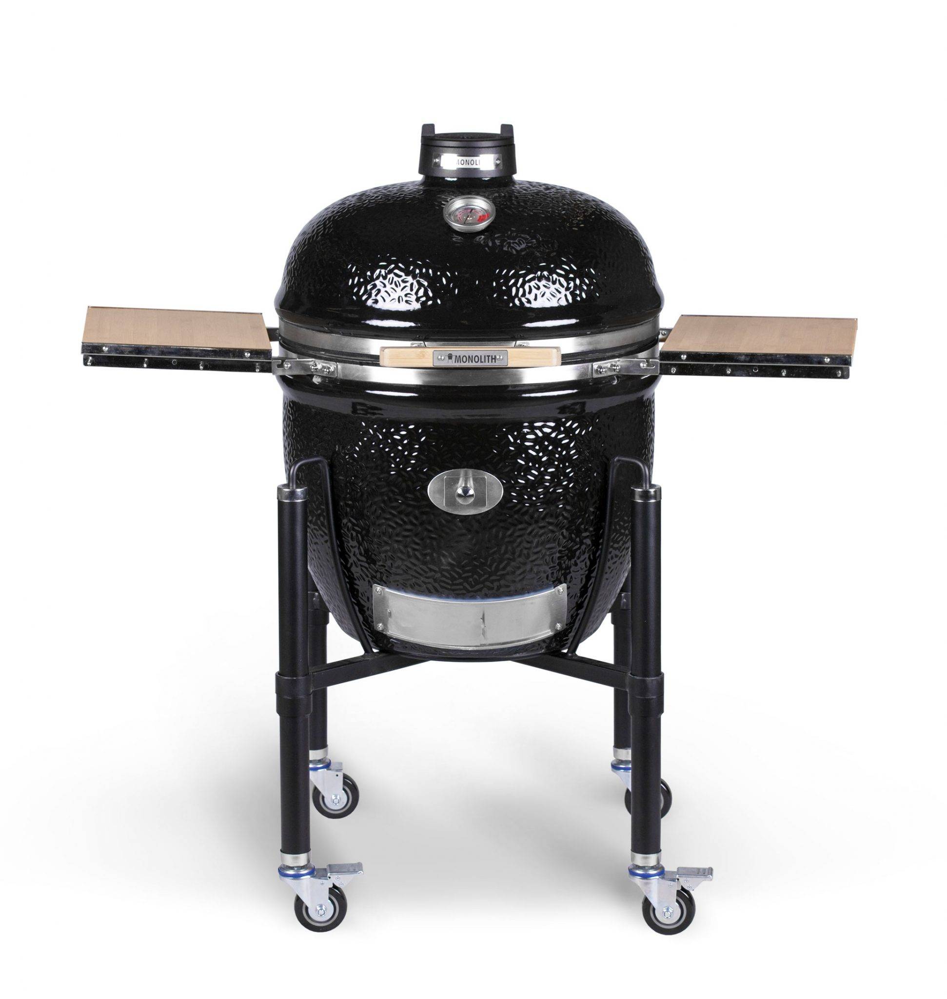 Monolith - Kamado Monolith LeCHEF Pro Série 2.0 Noir + Chariot + Housse + Pierre Pizza - Imagen 2