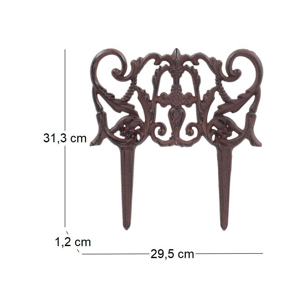 Esschert Design - Bordurette en fonte Elegance Lot de 20 Esschert Design - Imagen 3