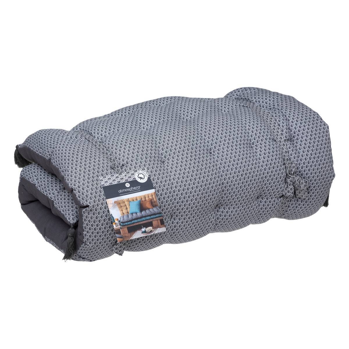 Atmosphera - Matelas de sol "Otto" gris 60x120cm - Atmosphera Créateur d'intérieur - Imagen 4