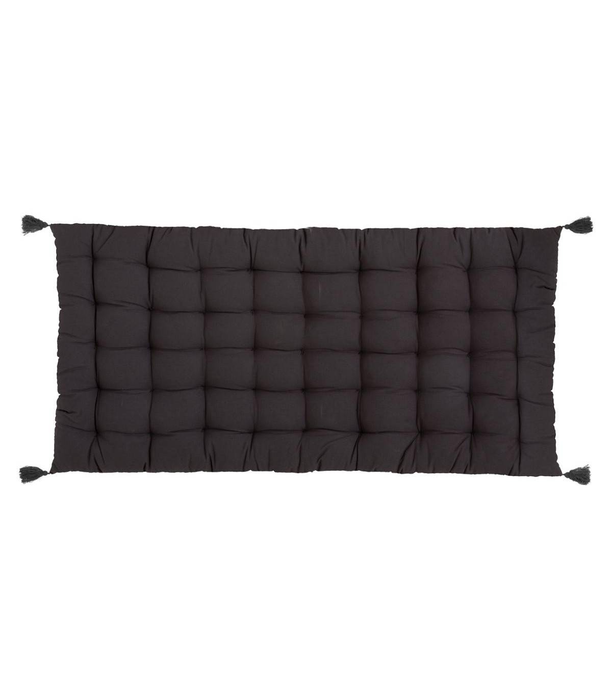 Atmosphera - Matelas de Sol Gris avec Pompons 60 x 120 cm - Imagen 2