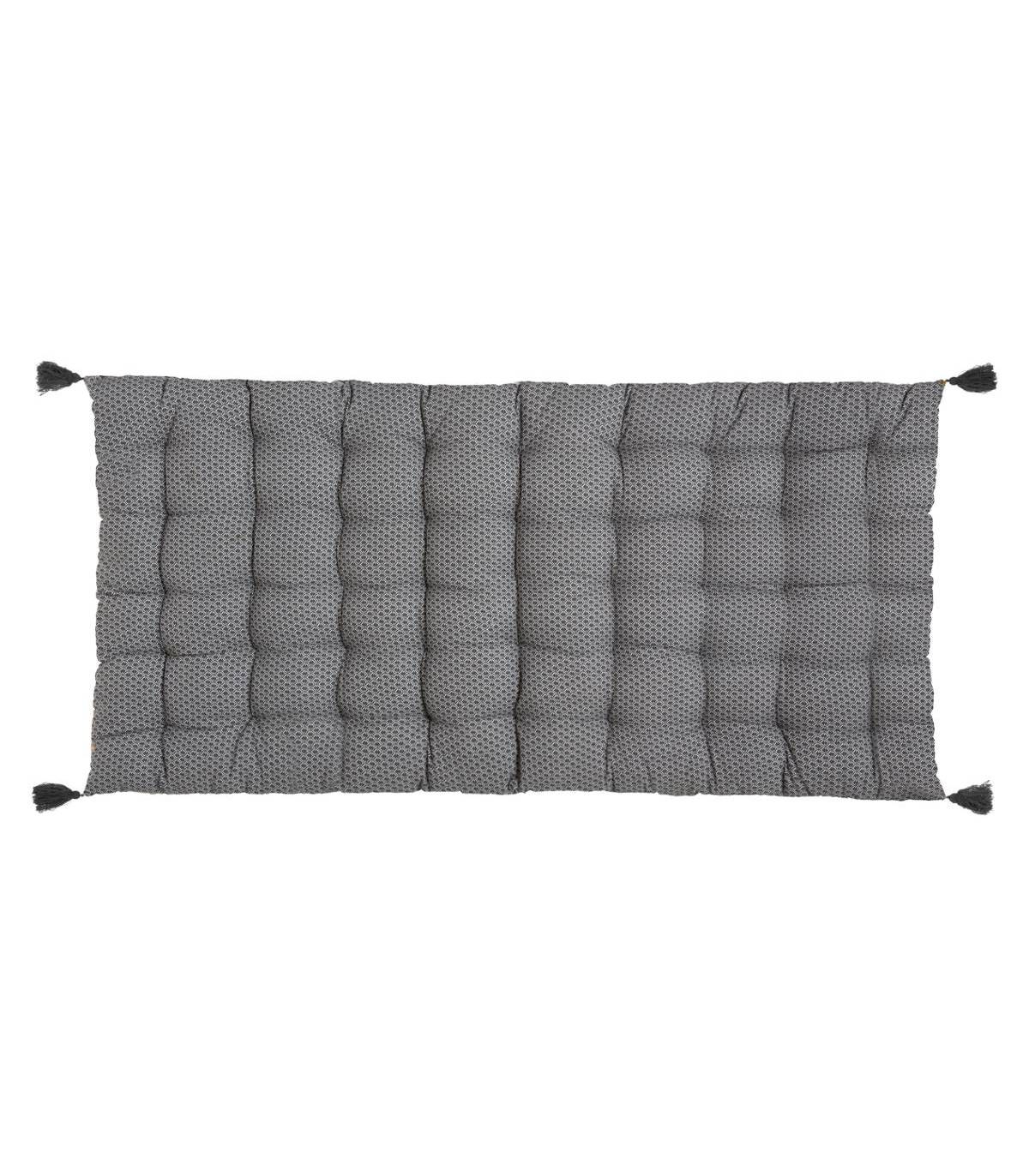 Atmosphera - Matelas de Sol Gris avec Pompons 60 x 120 cm - Imagen 1