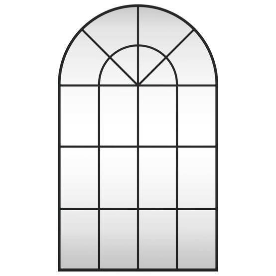 Maison Chic - Miroir mural noir 60x100 cm arche fer Maison Chic - Image 3
