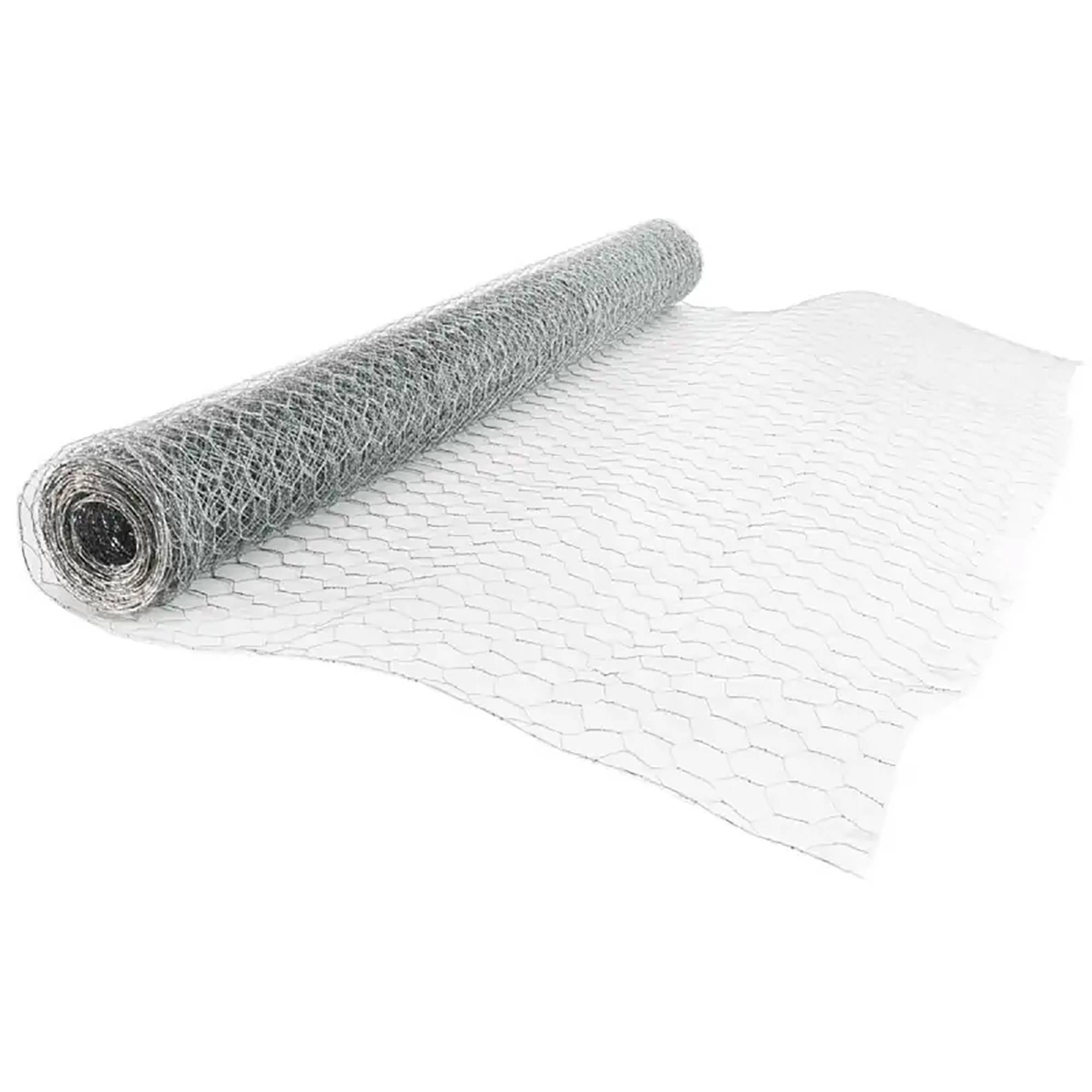 Grillage galvanisé mailles hexagonales de 25 mm WERKA PRO - 0,5 x 2,5m - Image 2