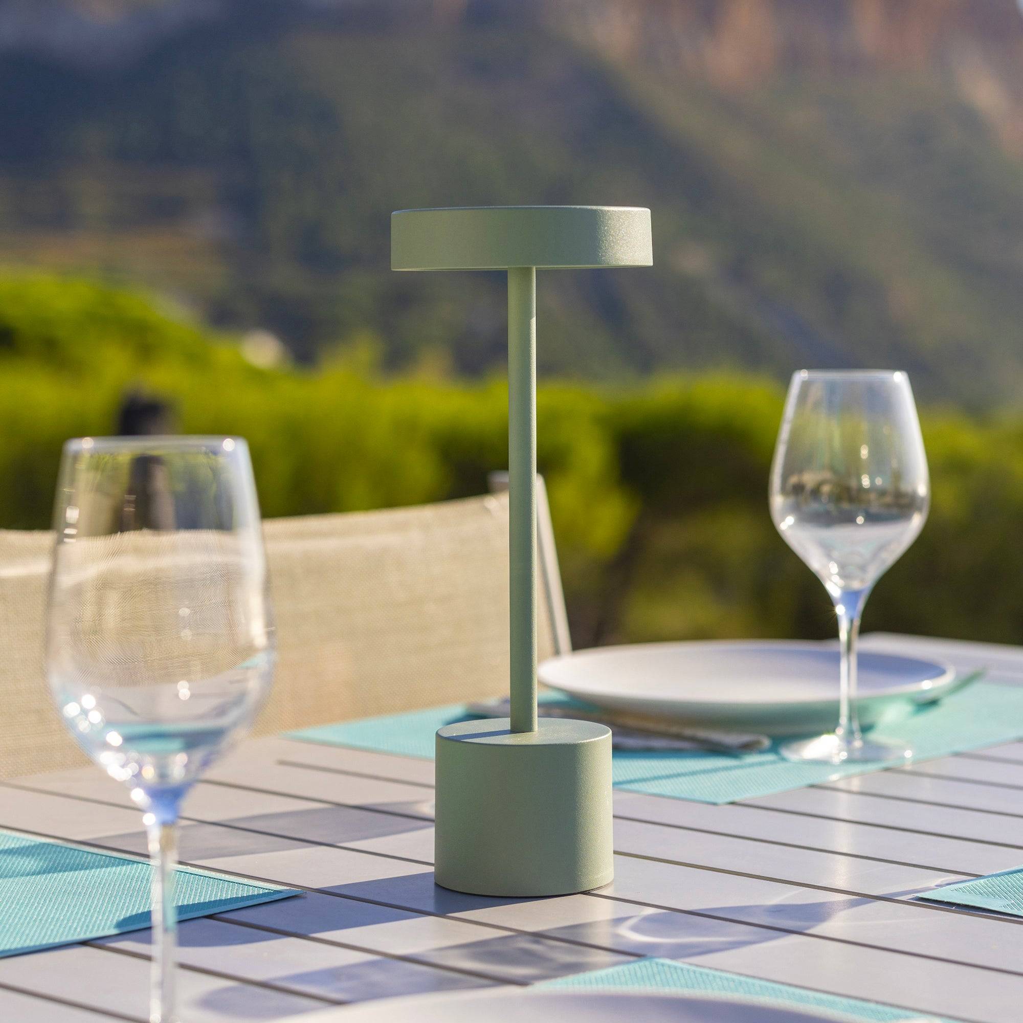 Lumisky - Lampe de table sans fil ROBY Vert H30cm - Imagen 3