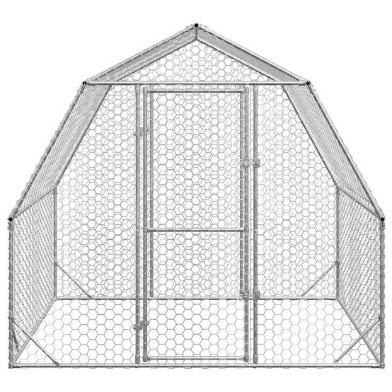 Vidaxl - Poulailler 2,5x2x2,25 m acier galvanisé vidaXL 4104029 - Image 8