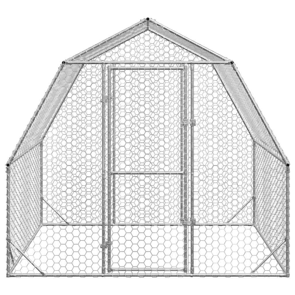 Vidaxl - Poulailler 2,5x2x2,25 m acier galvanisé vidaXL 4104029 - Image 8