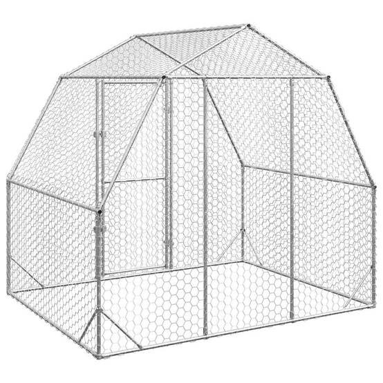 Vidaxl - Poulailler 2,5x2x2,25 m acier galvanisé vidaXL 4104029 - Image 6