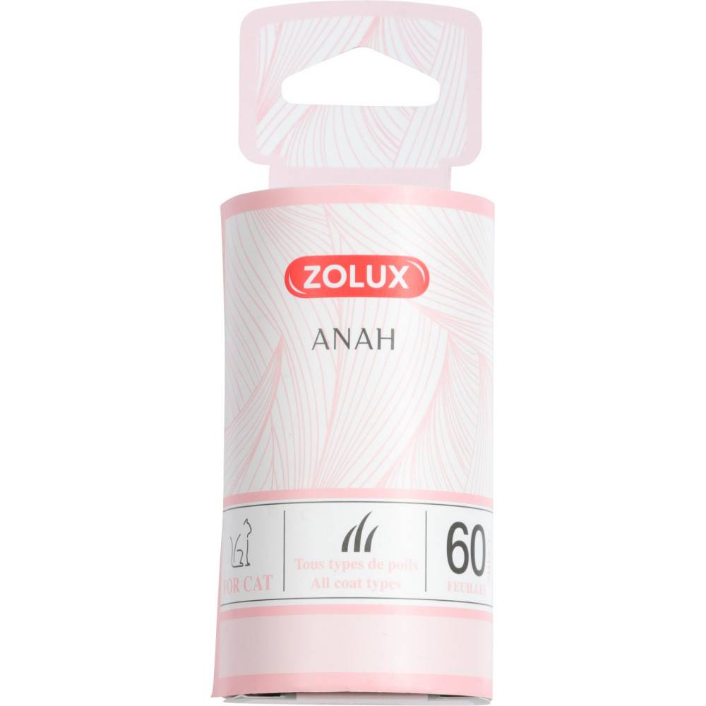 Zolux - Recharge de Rouleau adhésif ramasse poils pour chat - Imagen 1